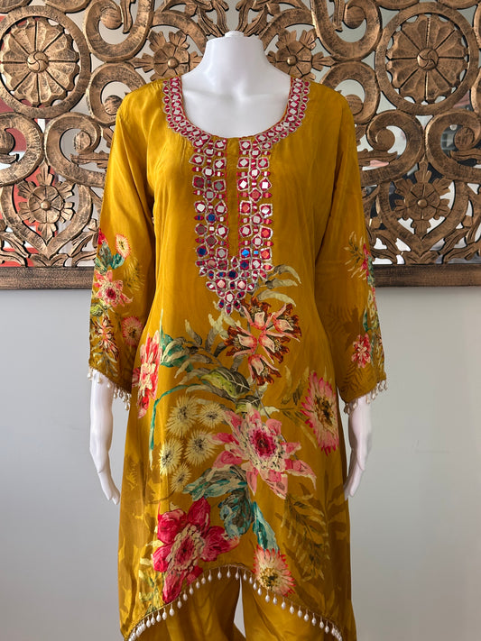 REYARA 2-PIECE INDO-WESTERN CO-ORD SET