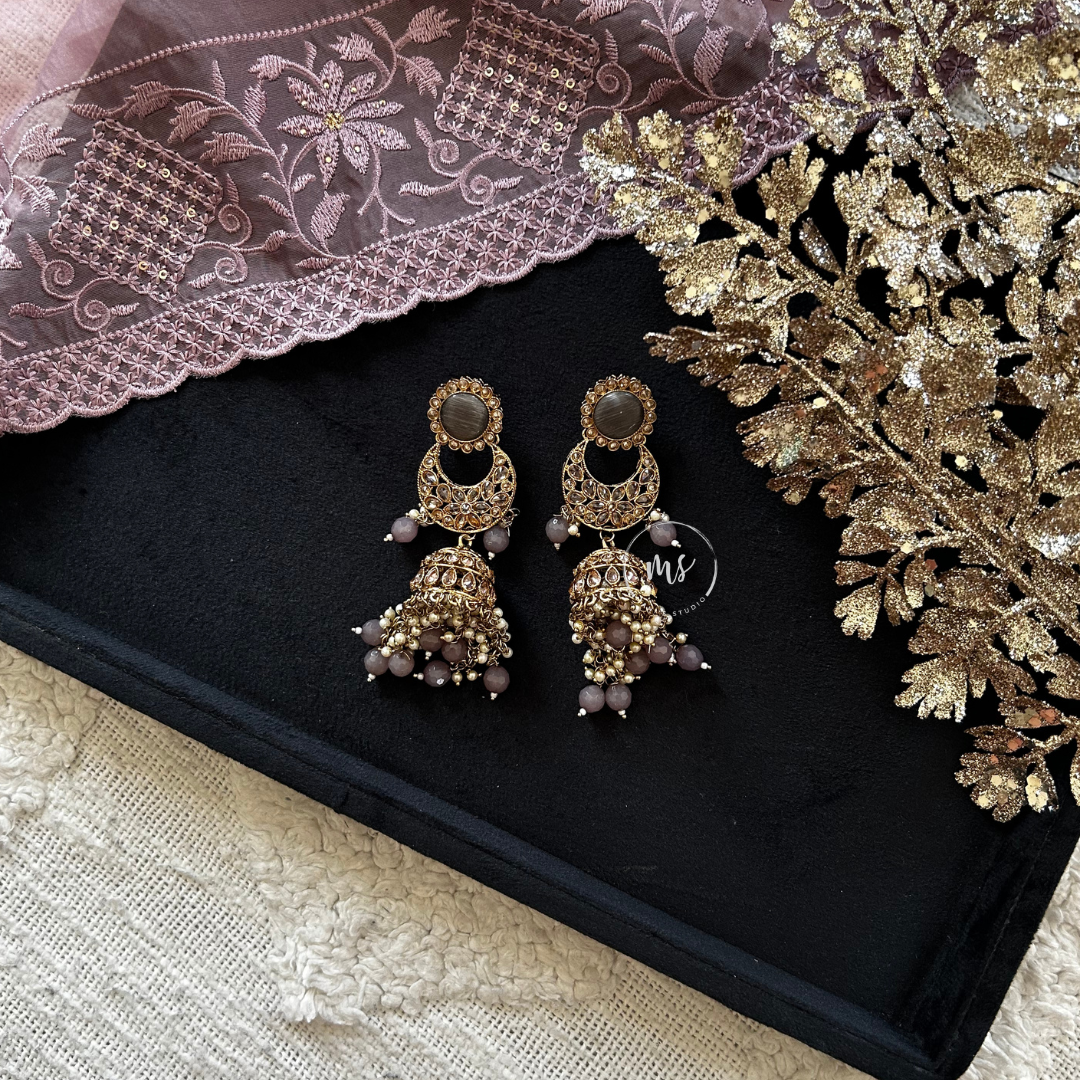 ZUNAIRA - LAVENDER EARRINGS SET