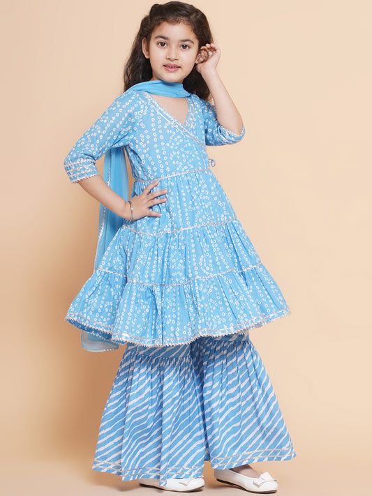 MISHTI - BLUE GHARARA SET