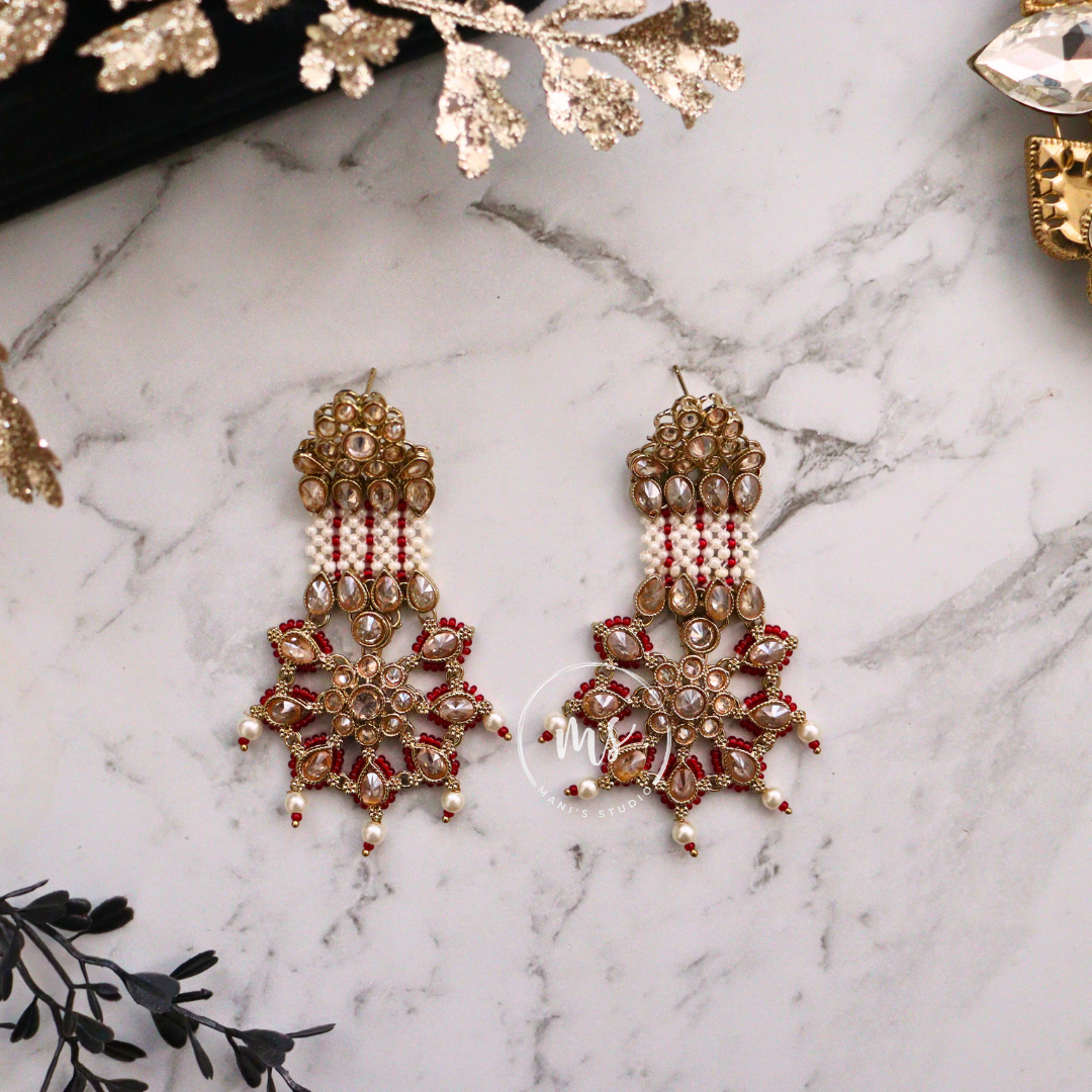 NARGIS - BLUE EARRINGS SET