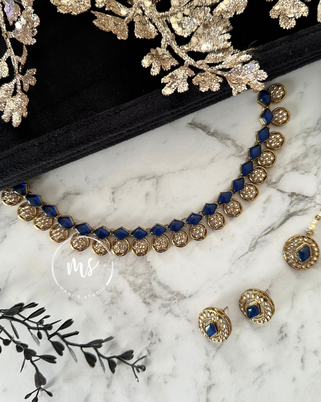 ISYA - BLUE NECKLACE SET