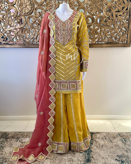 KESARIYA - SHARARA SET