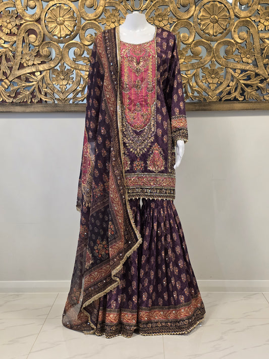 GULBAHAAR - PAKISTANI STYLE SHARARA SET