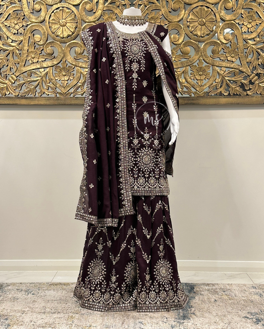 NOOR-E-SHAM - GHARARA SET