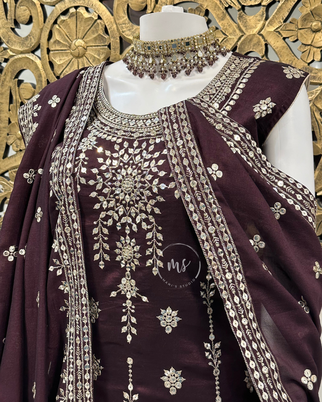 NOOR-E-SHAM - GHARARA SET