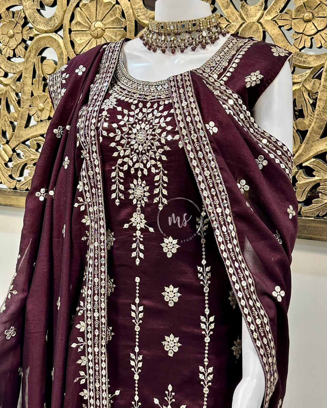 NOOR-E-SHAM - GHARARA SET