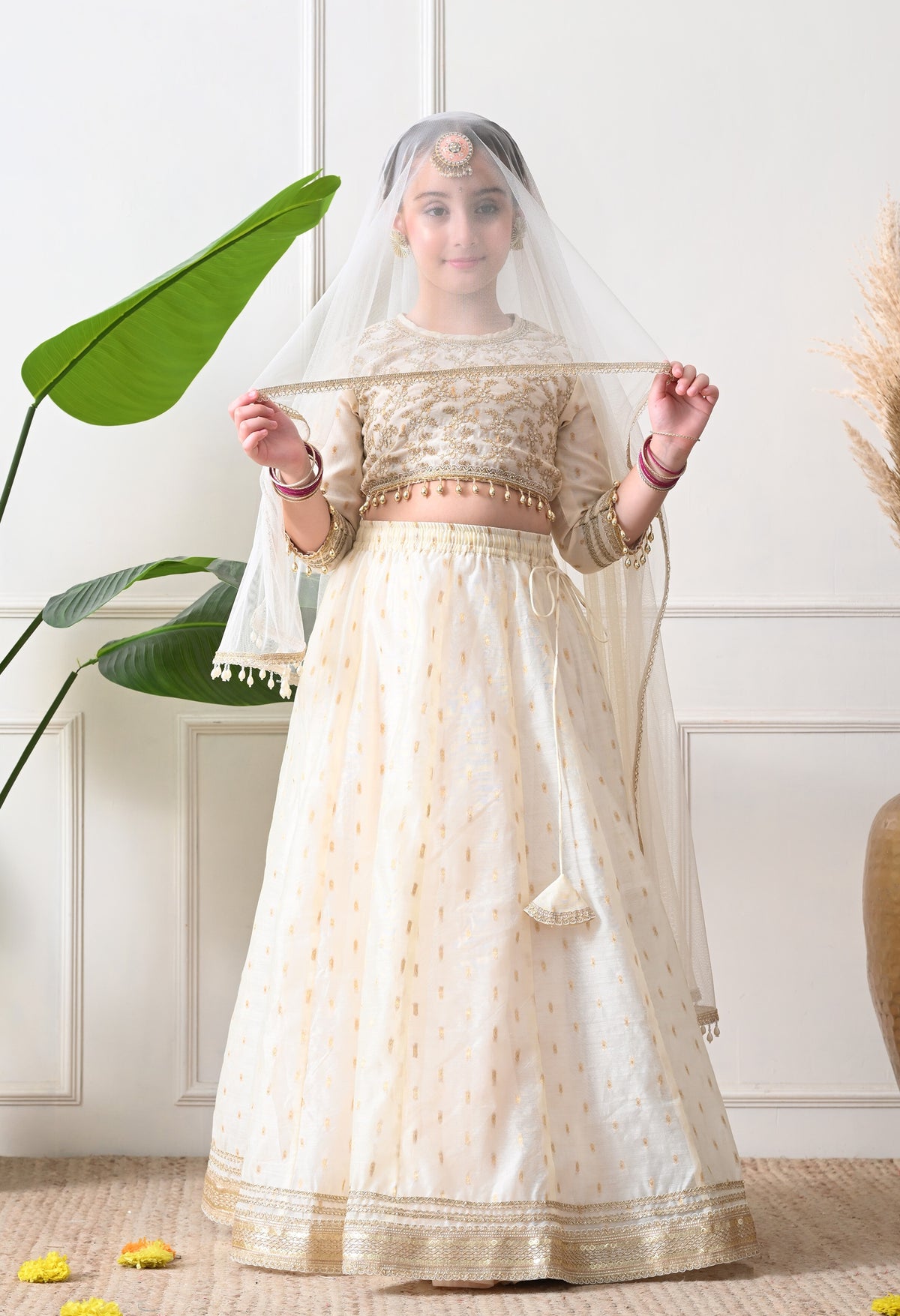 IVANA - IVORY LEHENGA SET