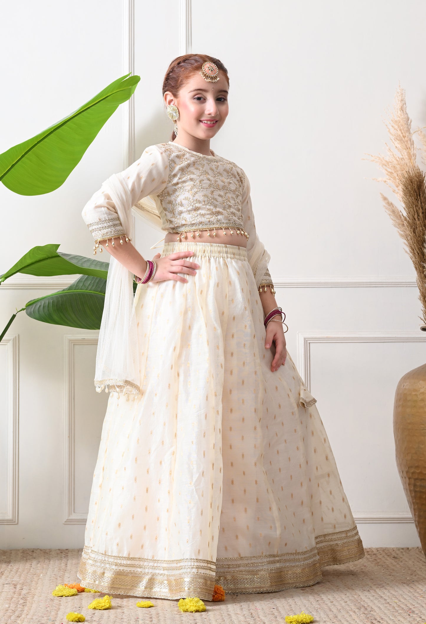 IVANA - IVORY LEHENGA SET