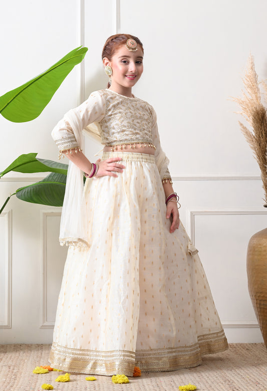 IVANA - IVORY LEHENGA SET