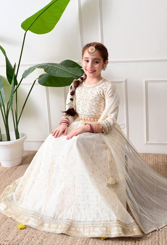 IVANA - IVORY LEHENGA SET