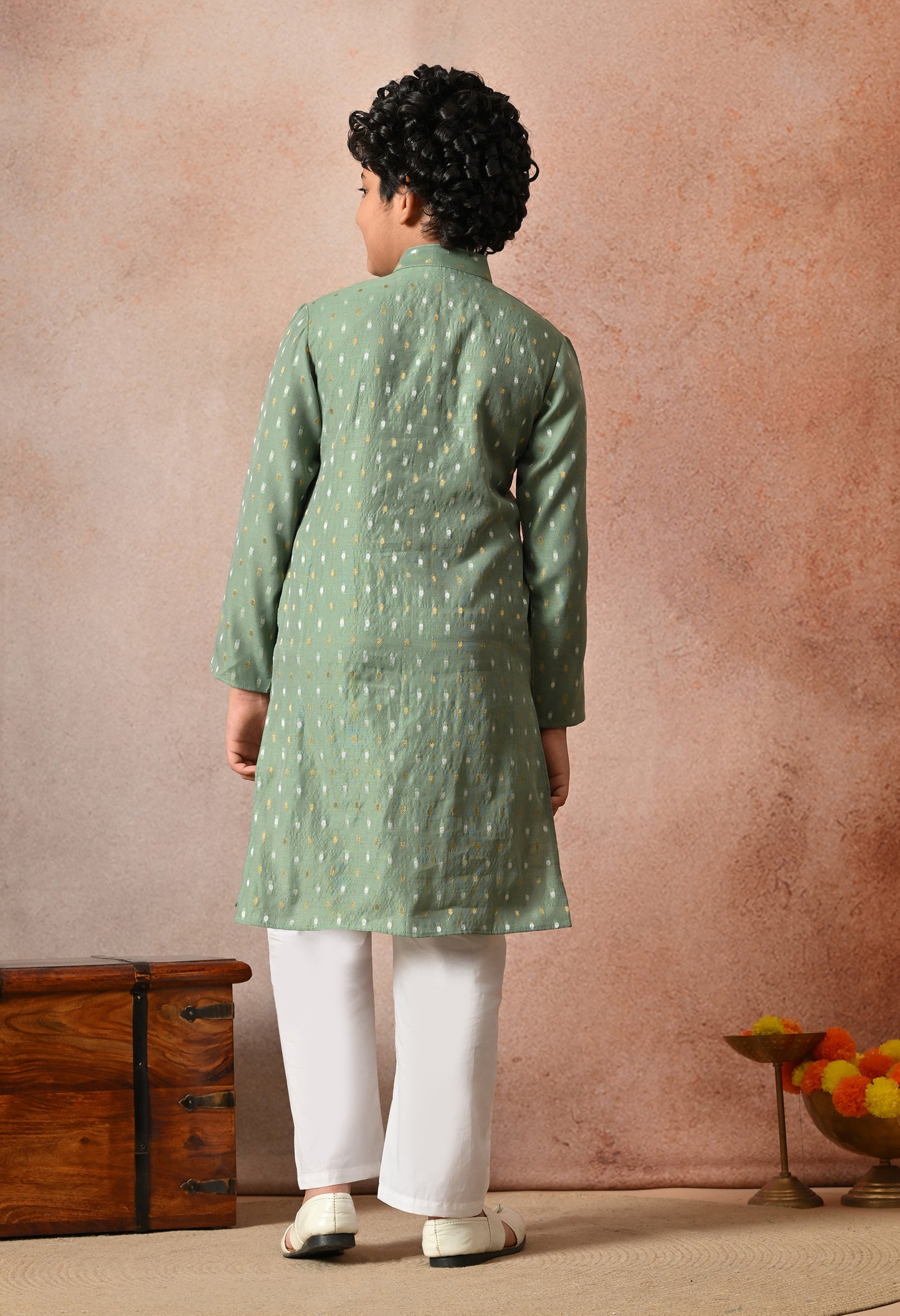 AARUSH GREEN KURTA SET
