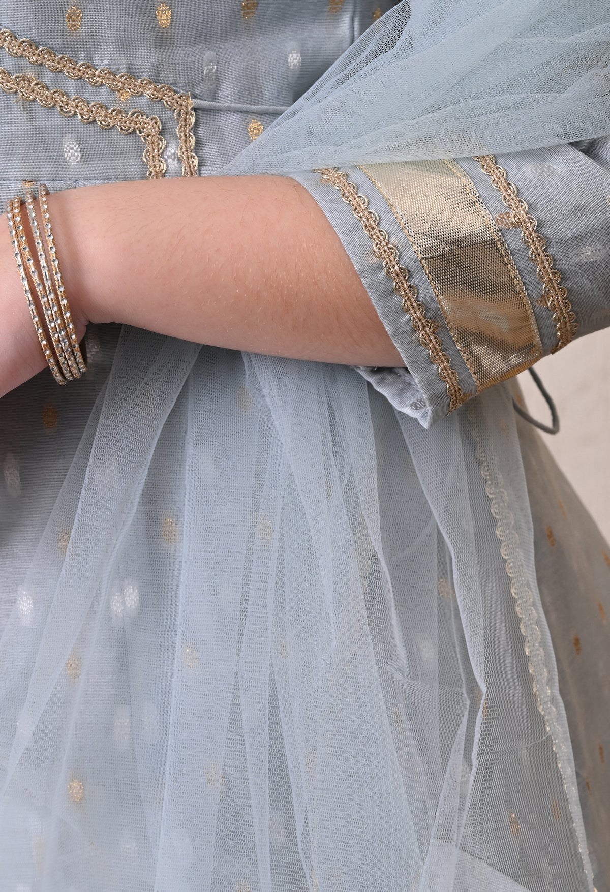 AAYAT POWDER BLUE KURTA SET