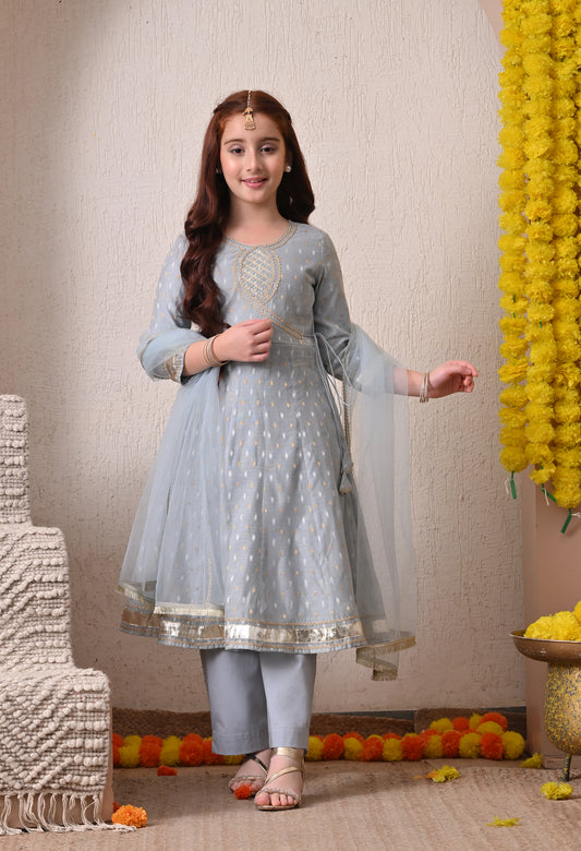 AAYAT POWDER BLUE KURTA SET
