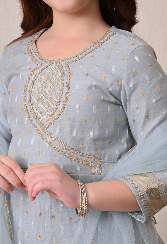 AAYAT POWDER BLUE KURTA SET