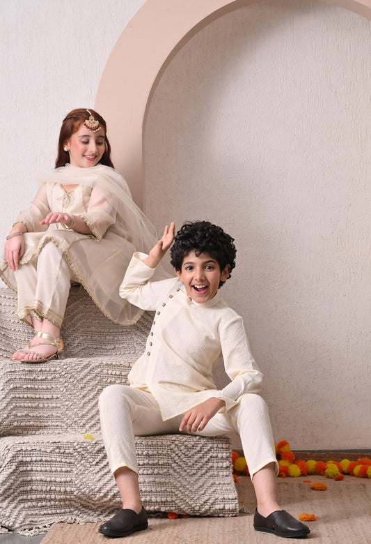 ISHAAN IVORY KURTA SET
