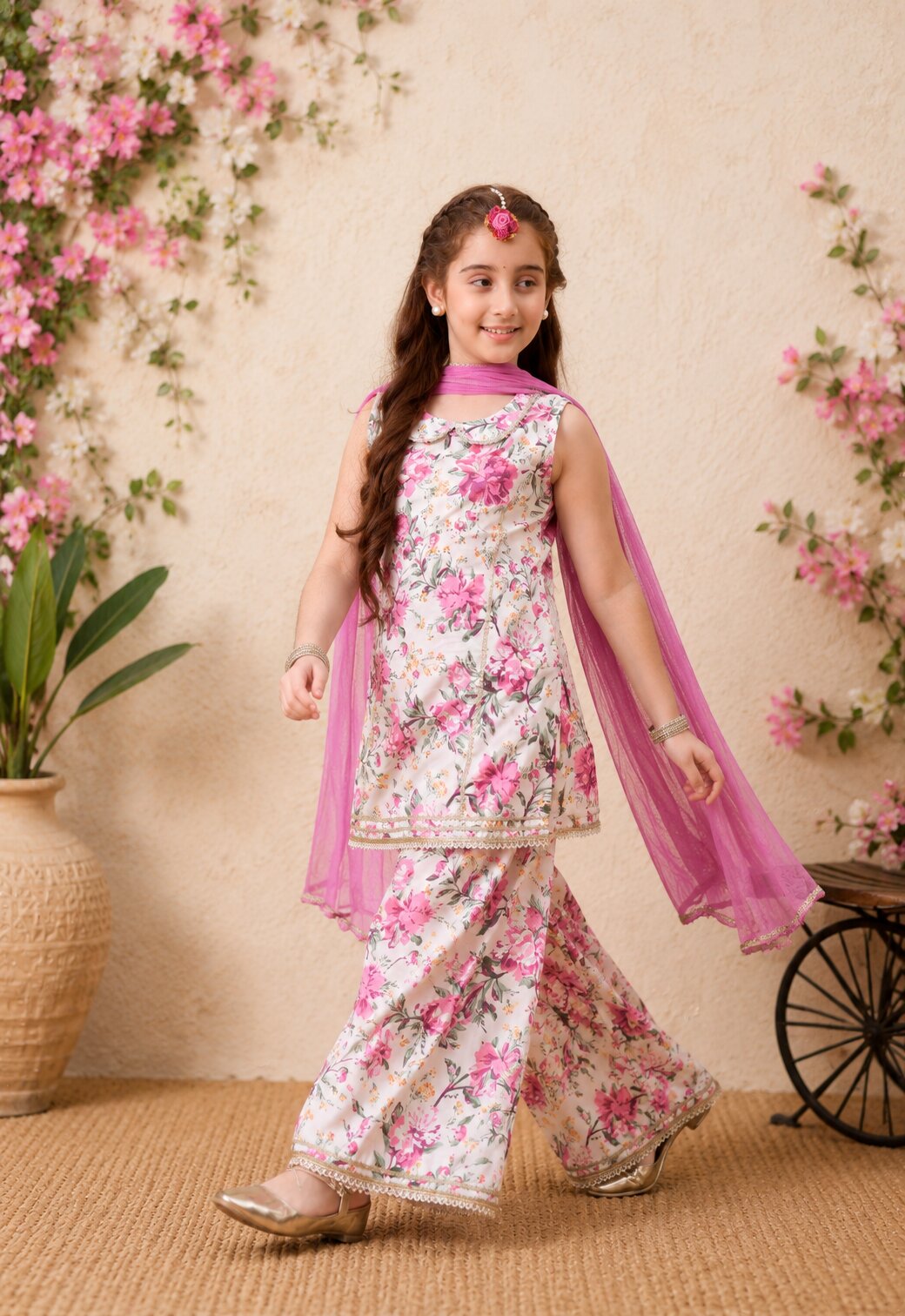 REHA FLORAL PALAZZO SET