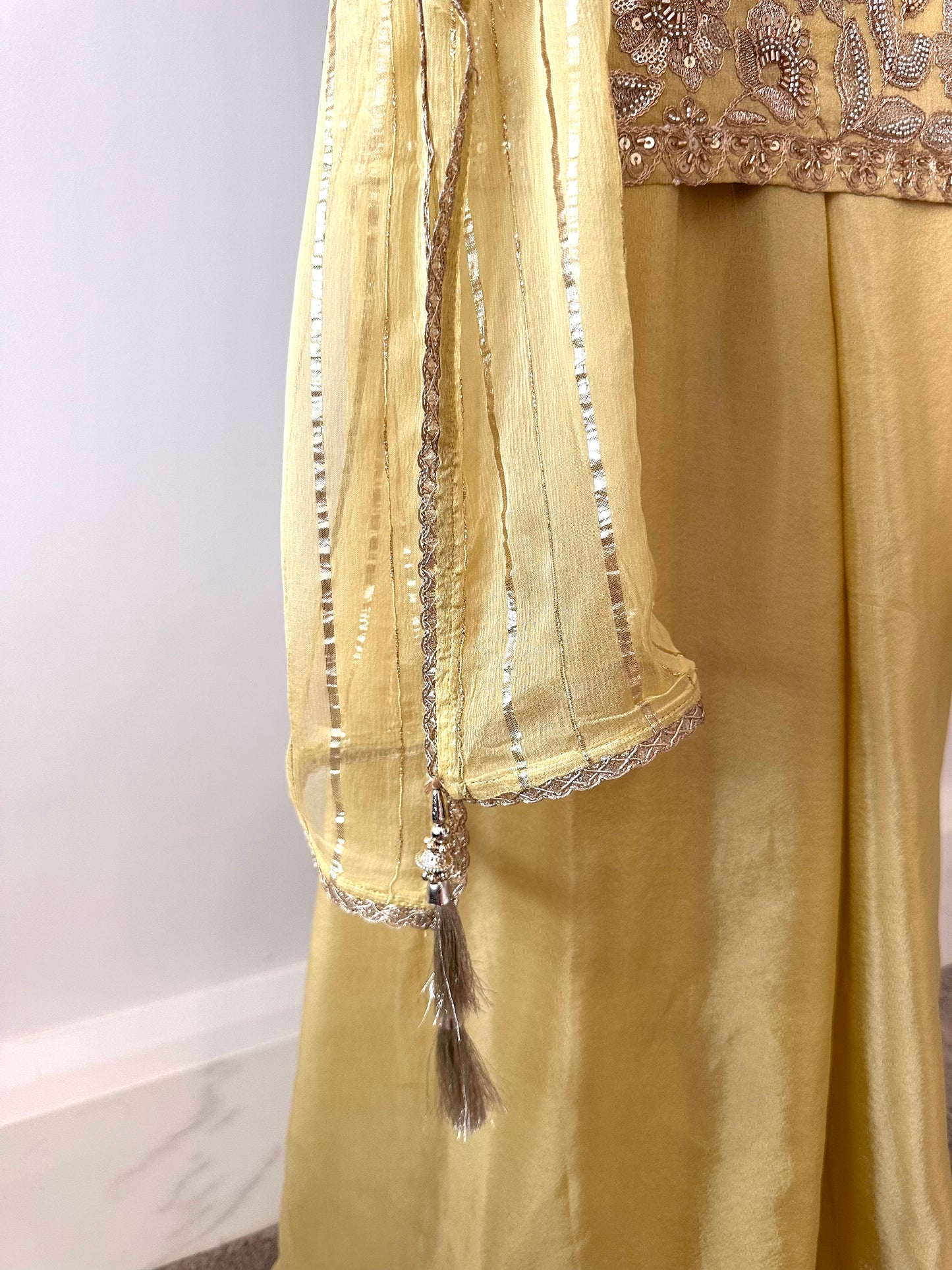 ZEENAT - GREEN SHARARA SET