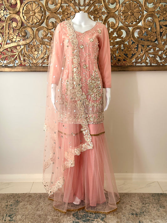 SHARBATI GHARARA SET