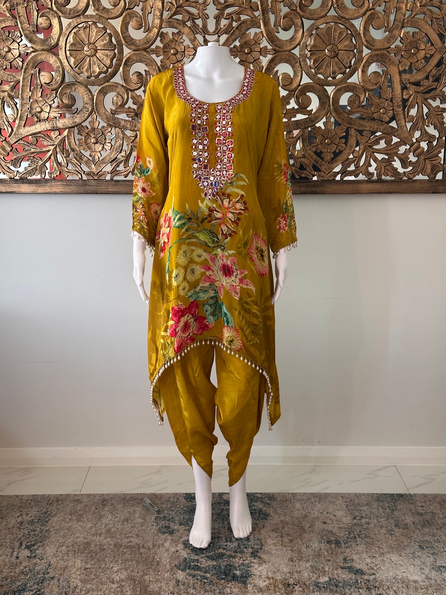 REYARA 2-PIECE INDO-WESTERN CO-ORD SET