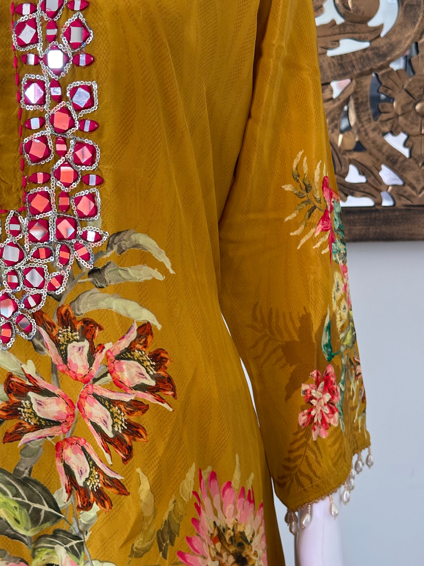 REYARA 2-PIECE INDO-WESTERN CO-ORD SET