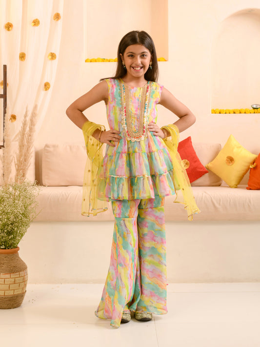 TUTTI FRUITY GHARARA SET
