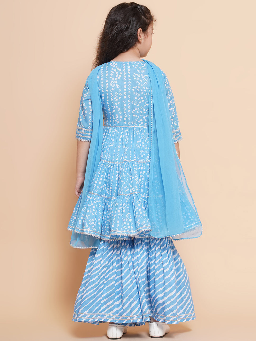 MISHTI - BLUE GHARARA SET
