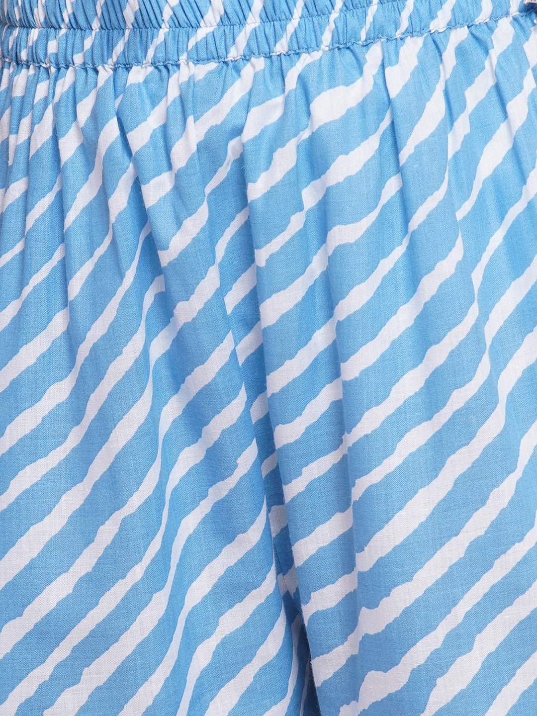 MISHTI - BLUE GHARARA SET