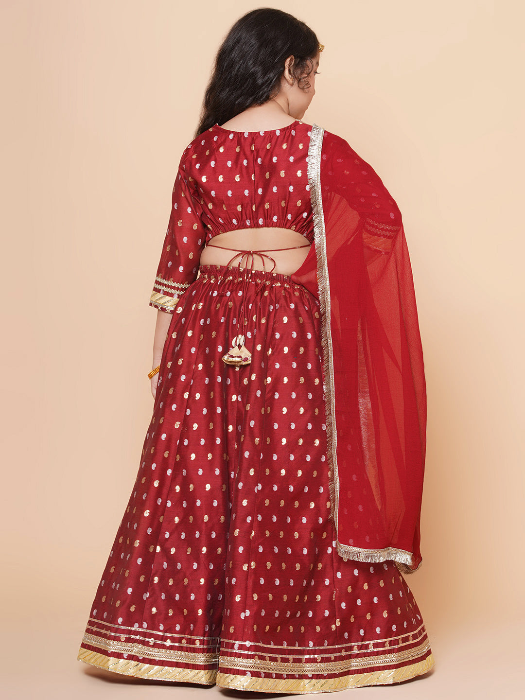 MYRA - RED LEHENGA SET